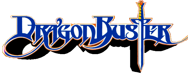 Dragon Buster logo for Famicom